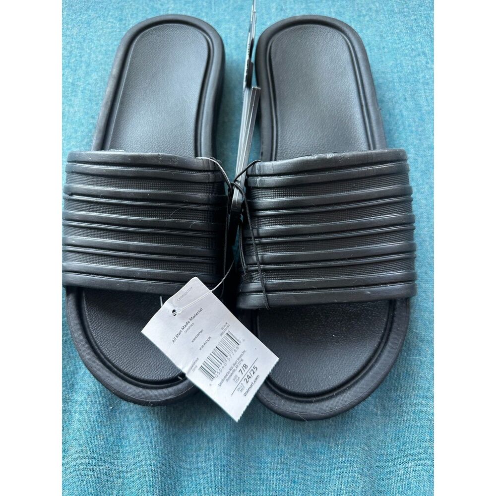 Black Women's Mia Slides US7/8 NWT